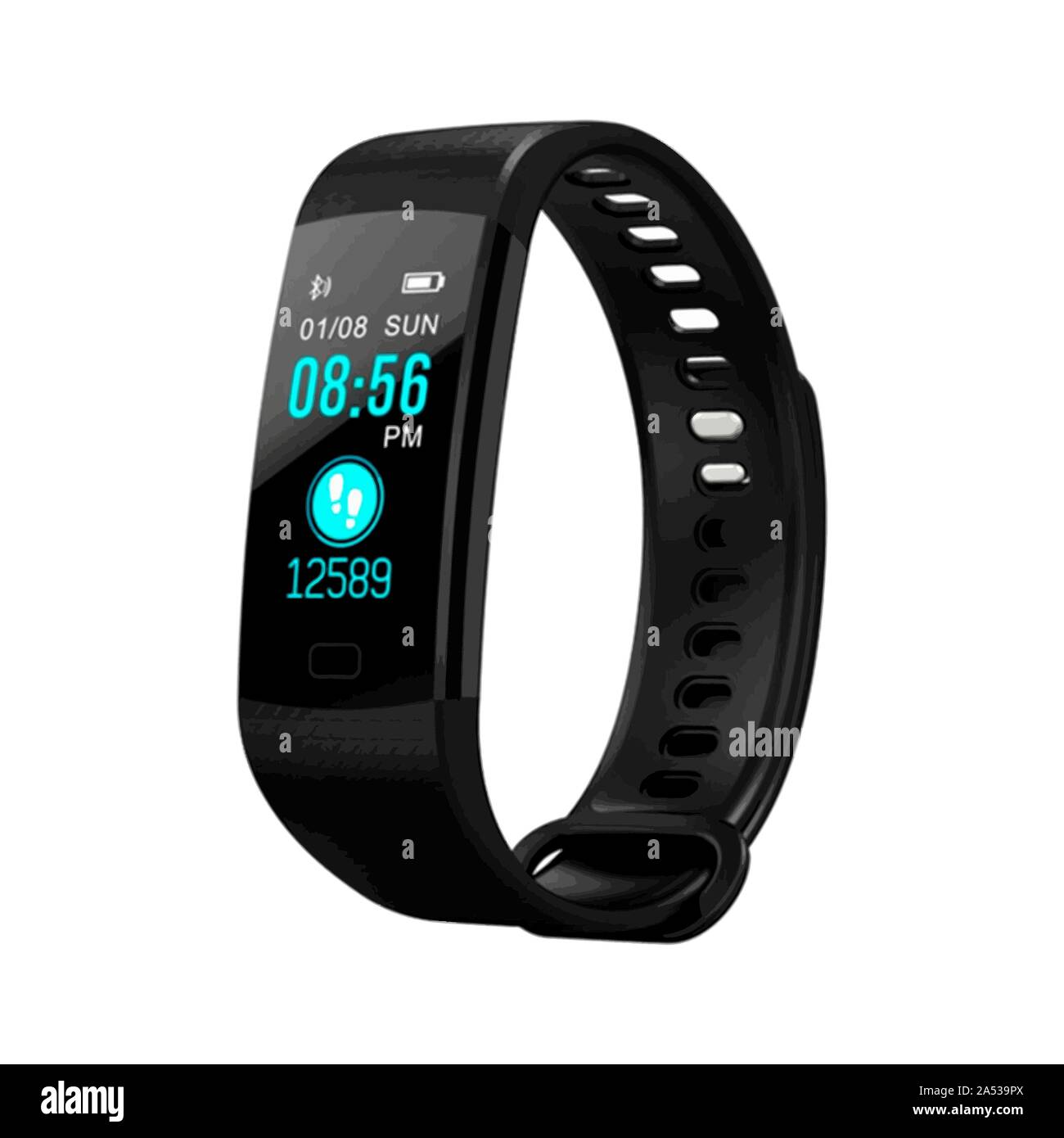 Smart Watch Concept Vector Illustration réaliste. EPS 10. Illustration de Vecteur