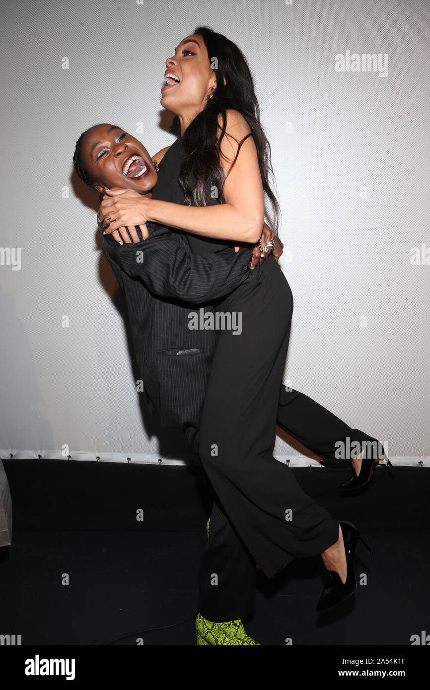 Los Angeles, Ca. 17 Oct, 2019. Ghana Nana Directeur et producteur Rosario Dawson à l'augmentation de la femme Premiere et Discussion de groupe au Saban Theatre de Los Angeles, Californie le 17 octobre 2019. Credit : Faye Sadou/media/Alamy Punch Live News Banque D'Images