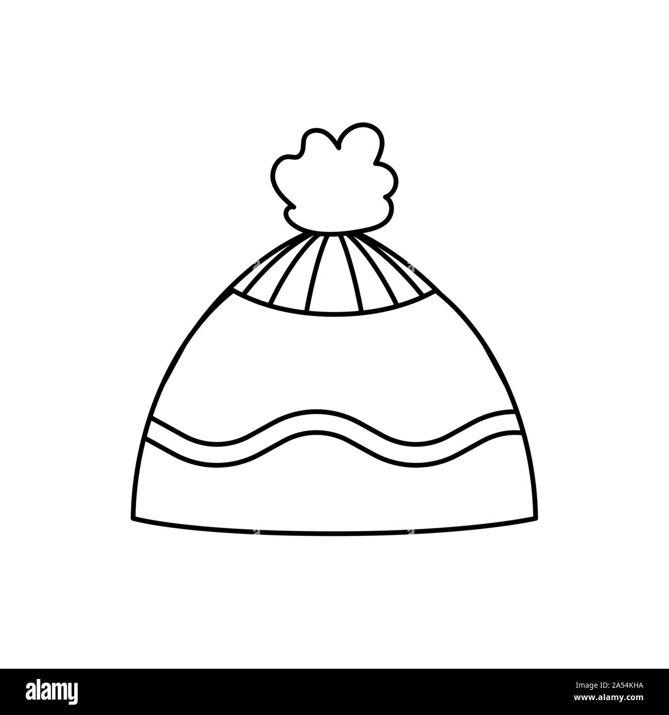 Cute winter hat on white background vector illustration design Illustration de Vecteur Cute winter hat on white background vector illustration design Illustration de Vecteur