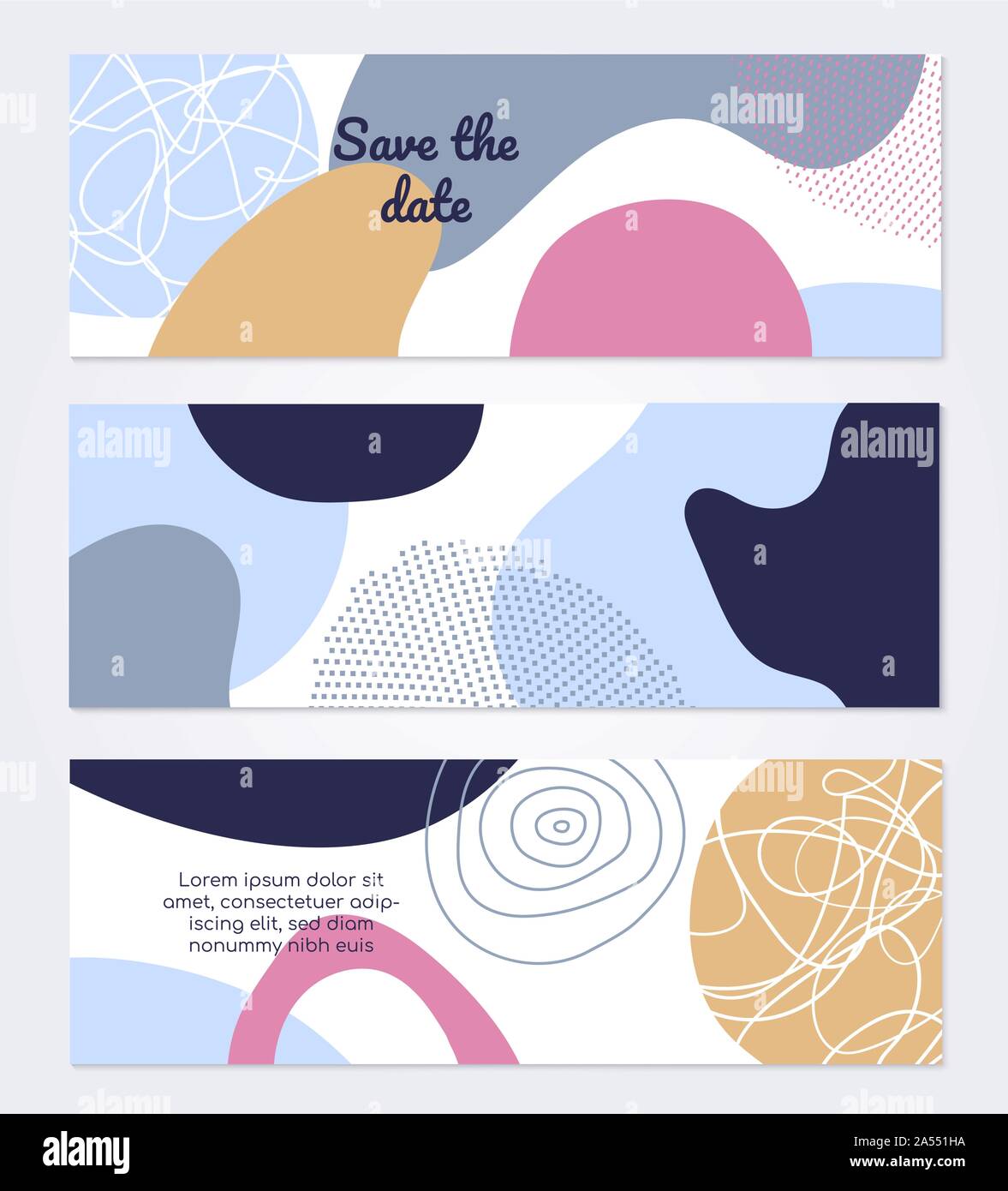 Invitation de mariage créatif coloré vecteur modèle de carte Illustration de Vecteur