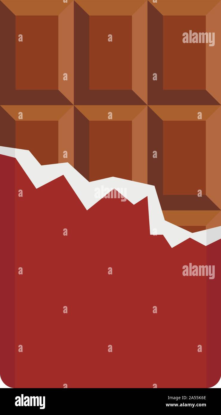 L'icône de barre de chocolat. Télévision illustration de barre de chocolat l'icône vecteur pour la conception web Illustration de Vecteur