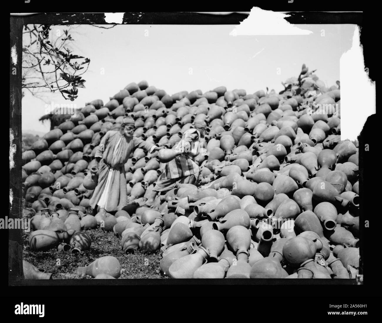 Différents types, etc. La Poterie pots prêt pour le marché Banque D'Images