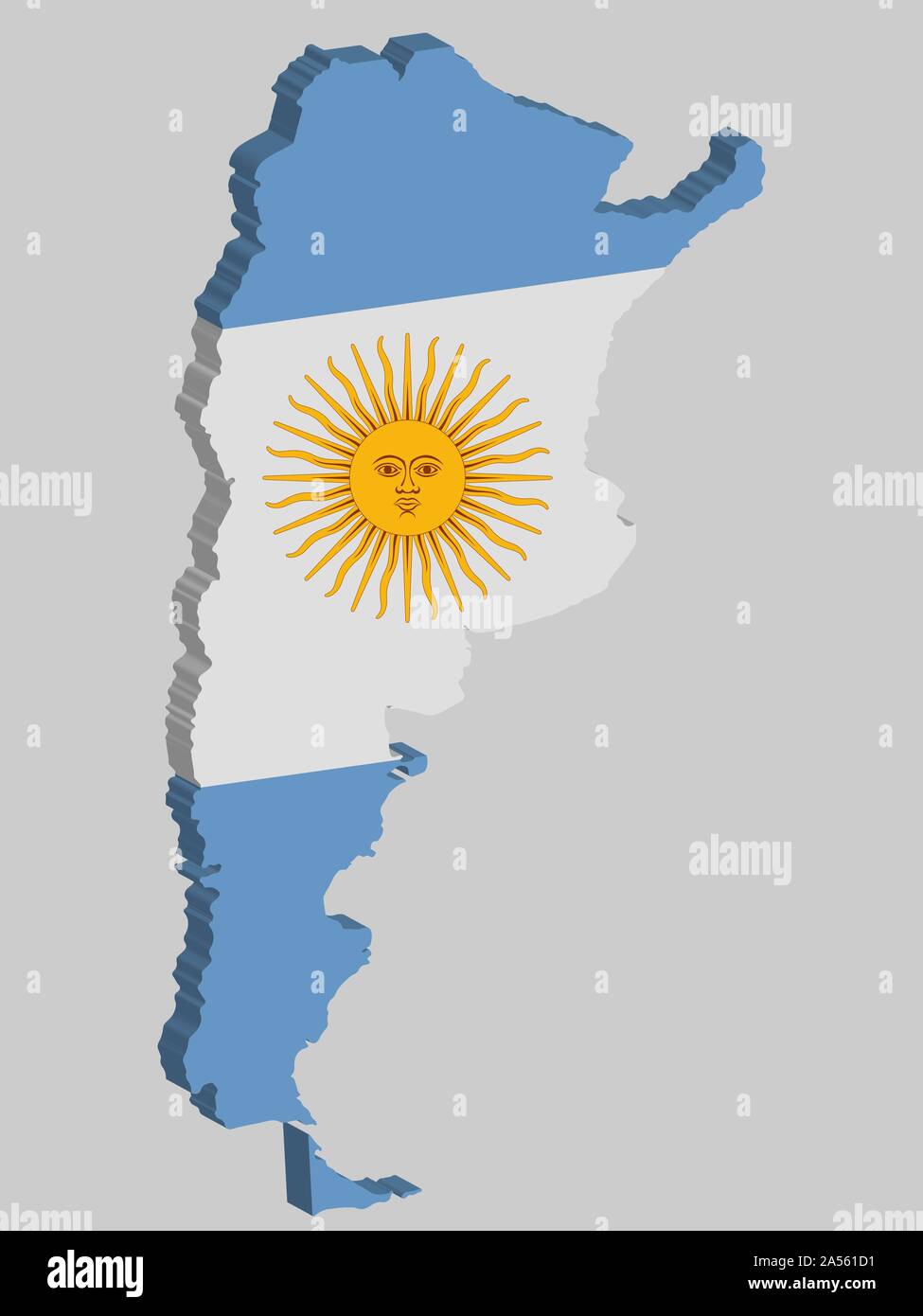 L'Argentine carte drapeau 3D de vecteur eps illustration 10. Illustration de Vecteur L'Argentine carte drapeau 3D de vecteur eps illustration 10. Illustration de Vecteur