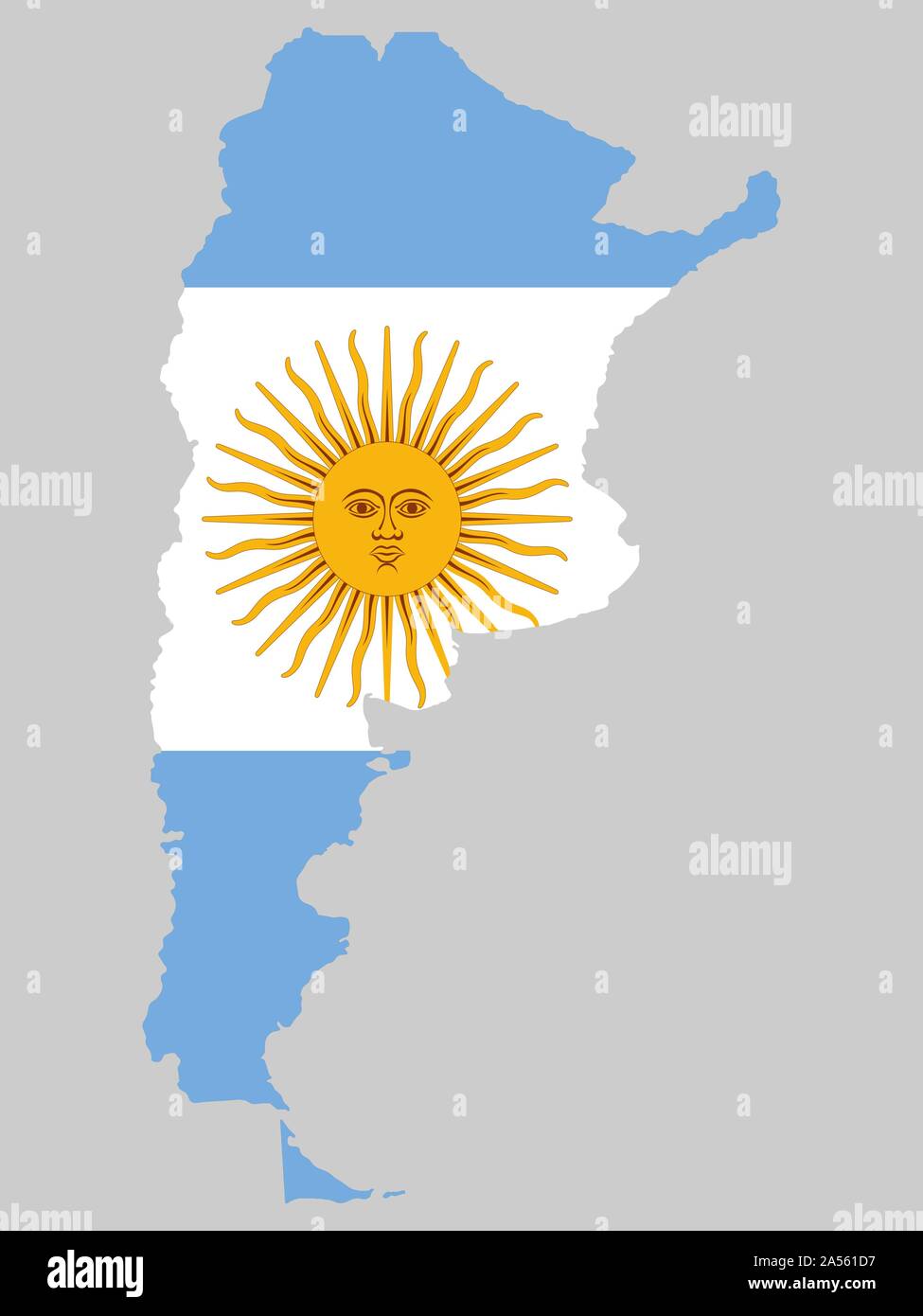 L'Argentine carte drapeau Vector illustration EPS 10. Illustration de Vecteur L'Argentine carte drapeau Vector illustration EPS 10. Illustration de Vecteur