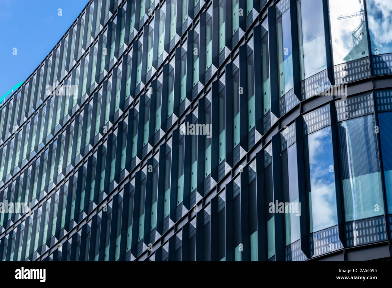 Architecture moderne à Londres, Royaume-Uni. Bâtiment en verre à Londres Banque D'Images