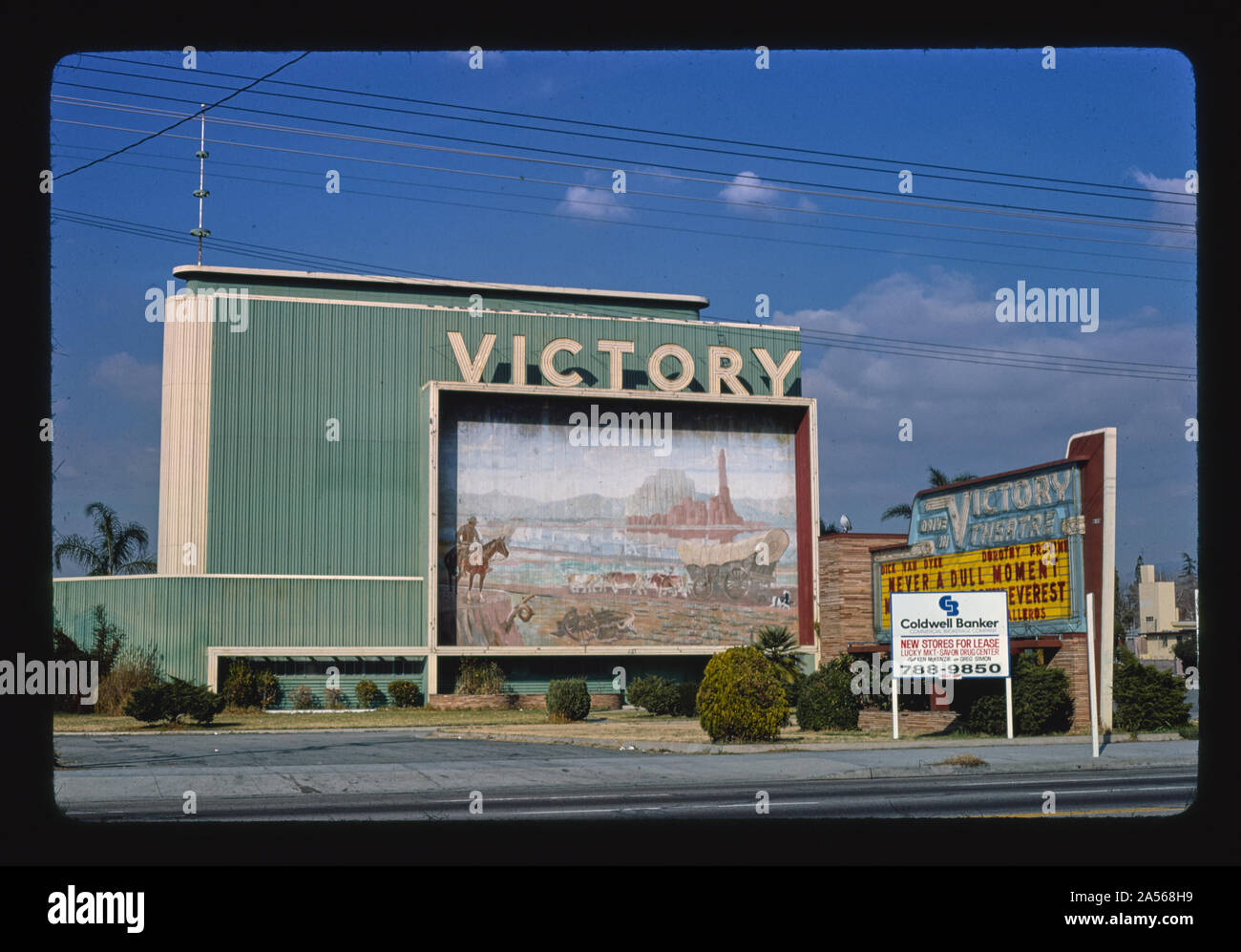 Drive-in Theatre victoire, victoire à l'ouest de Coldwater Canyon, Van Nuys, Californie Banque D'Images