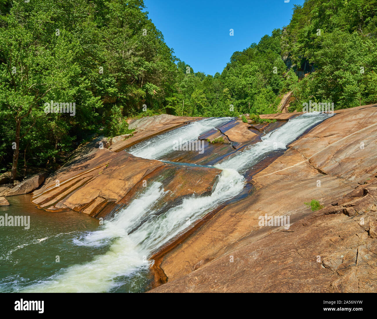 Bridal Veil Falls, Tallulah Falls, GA Banque D'Images