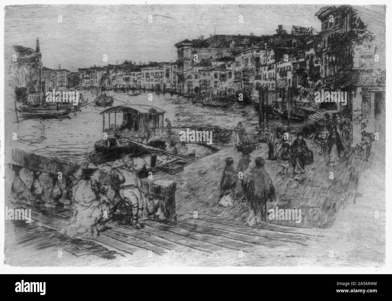 Vue sur le Grand Canal Banque D'Images