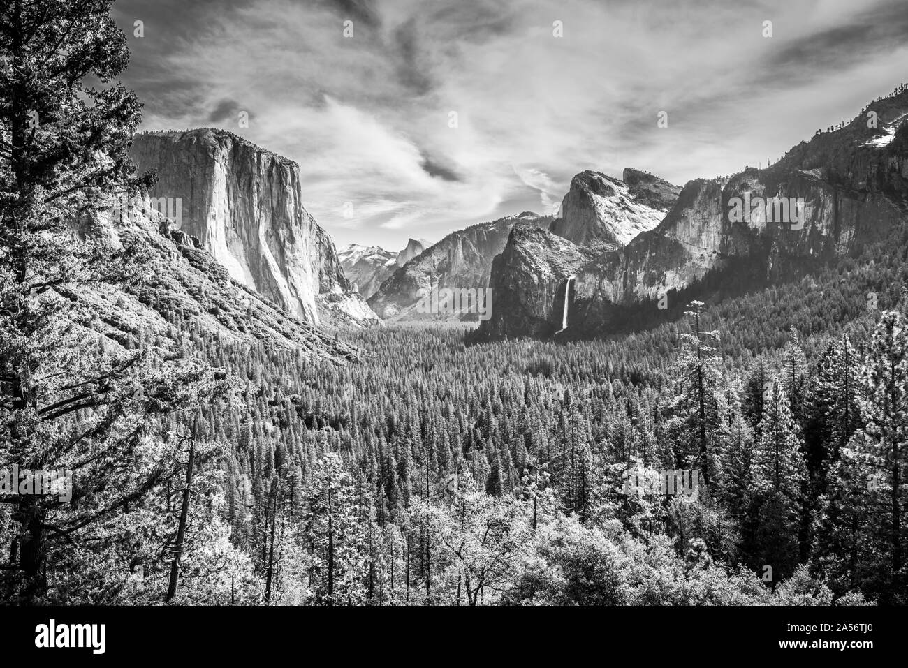 La vallée d’Yosemite Banque D'Images