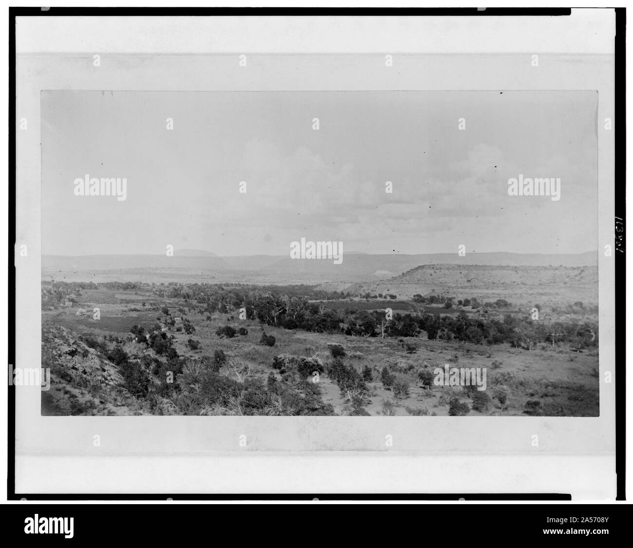 Vue sur Beaver Creek, Arizona, à 16 kilomètres au nord de Fort vert, à au nord-est Banque D'Images