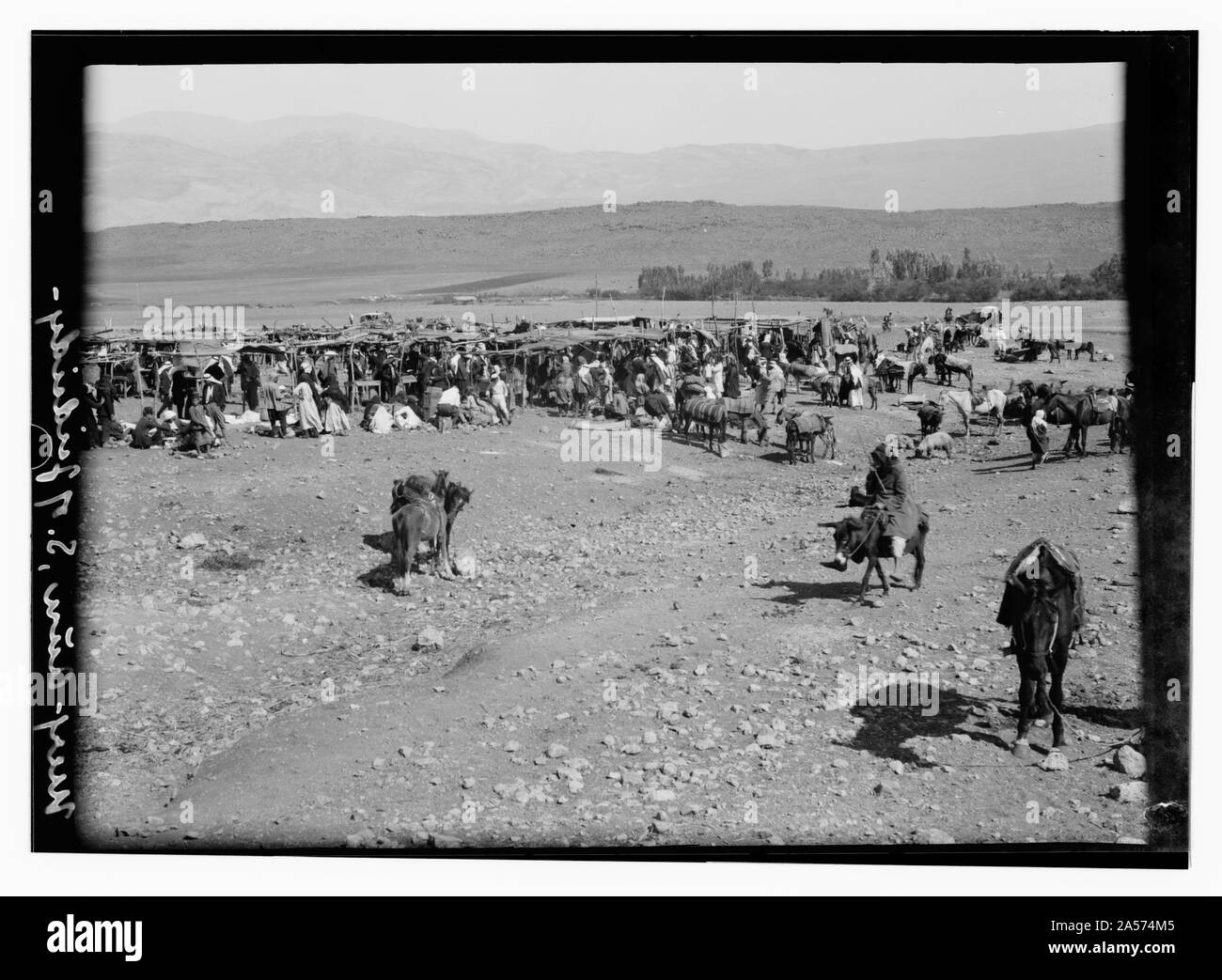 Village de Hasbaya, Habaga (ci-dessus) pied de Mt. L'Hermon Banque D'Images