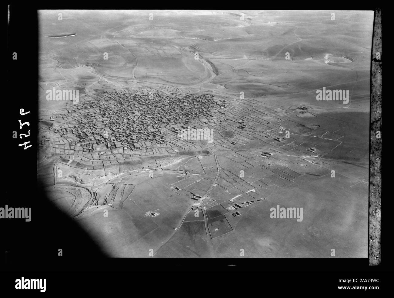 Villages dans le Hauran (pays de Galaad). Basra-Eski-Sham. Ville de Galaad avec de nombreux vestiges romains Banque D'Images
