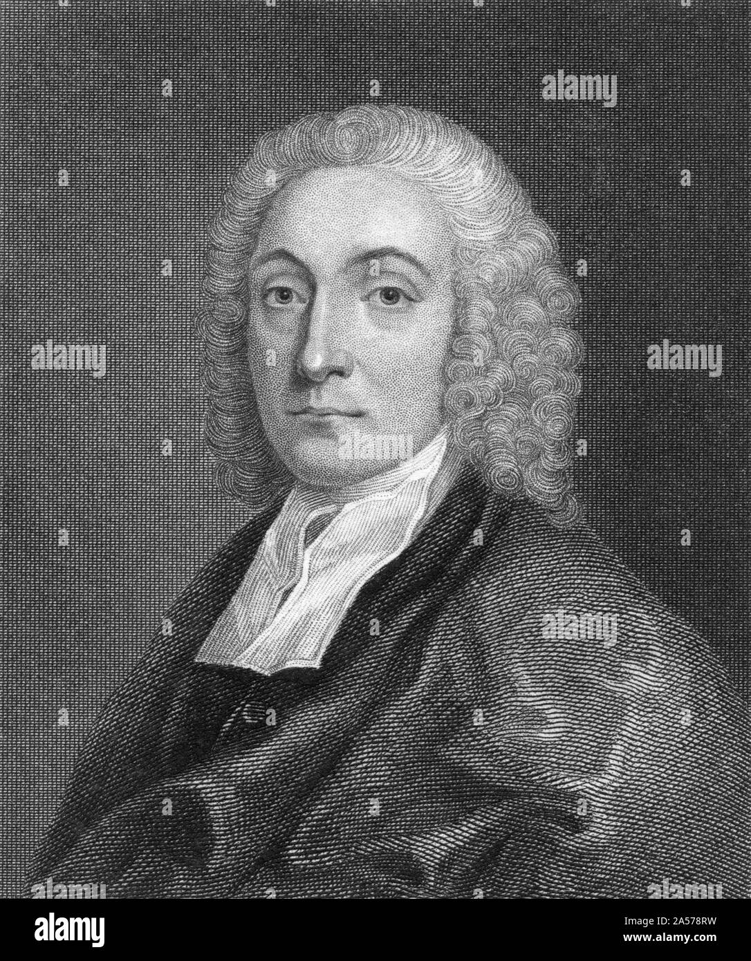 Philip Doddridge D.D. (1702-1751) était un évangélique Anglais (non-conformiste) ministre congrégationaliste, éducateur, et prolifique en hymnwriter. Doddridge était un contemporain et ami d'Isaac Watts, John Wesley et George Whitefield, et a été une influence à travers son écriture sur William Wilberforce et Charles Spurgeon. Banque D'Images