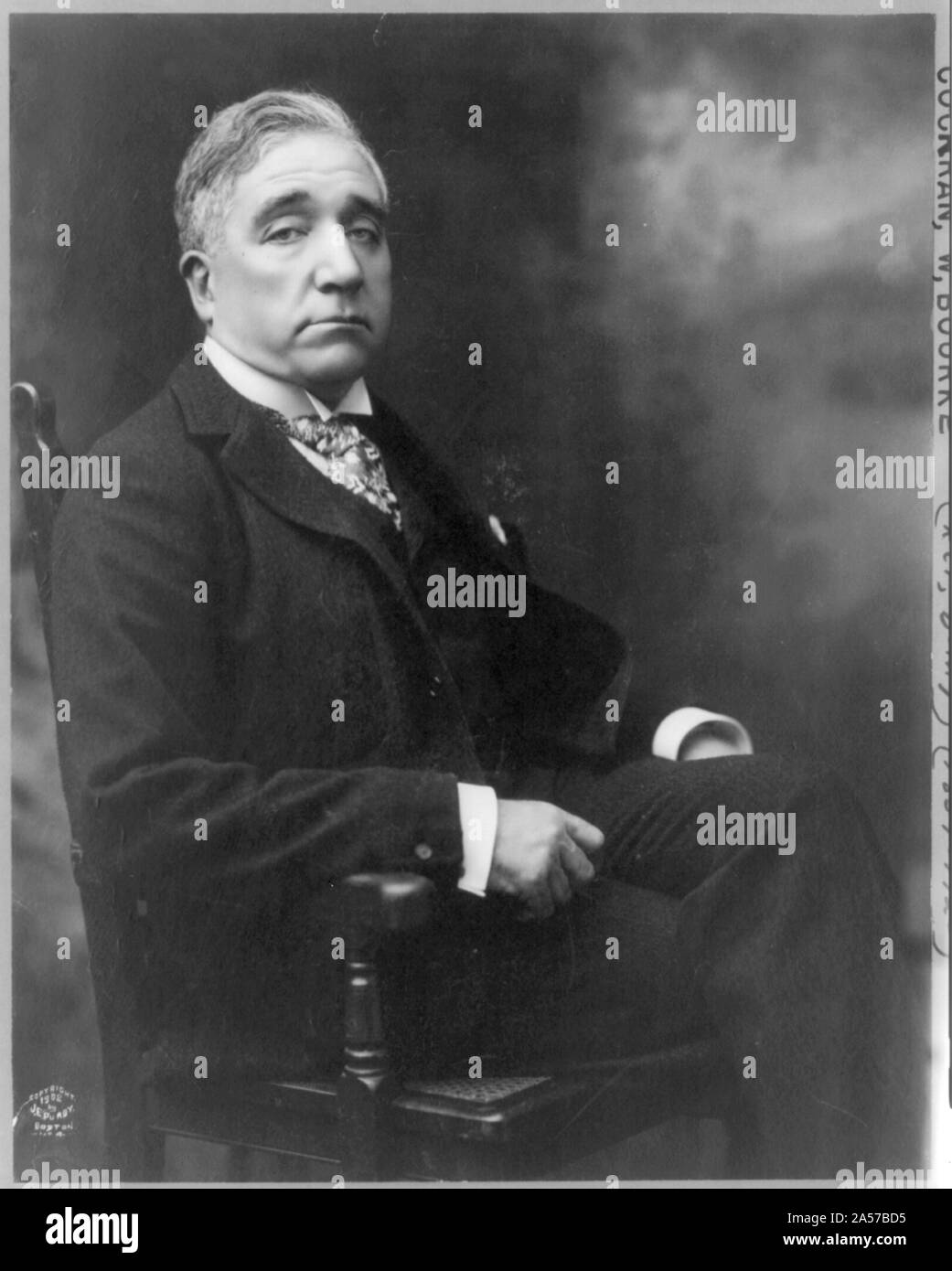 W. Bourke Cochran, 1854-1923, demi-longueur portrait, assis Banque D'Images