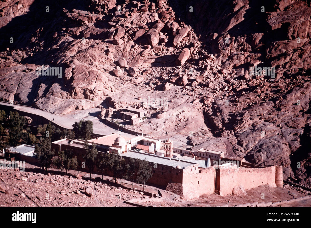 Le monastère de Sainte Catherine au Sinaï, en Égypte Banque D'Images