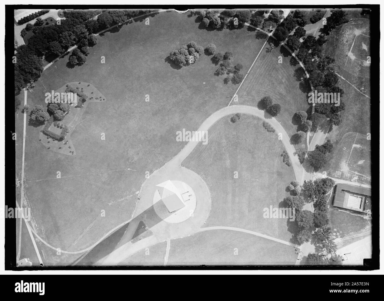 WASHINGTON MONUMENT. Voir l'AIR DE Banque D'Images