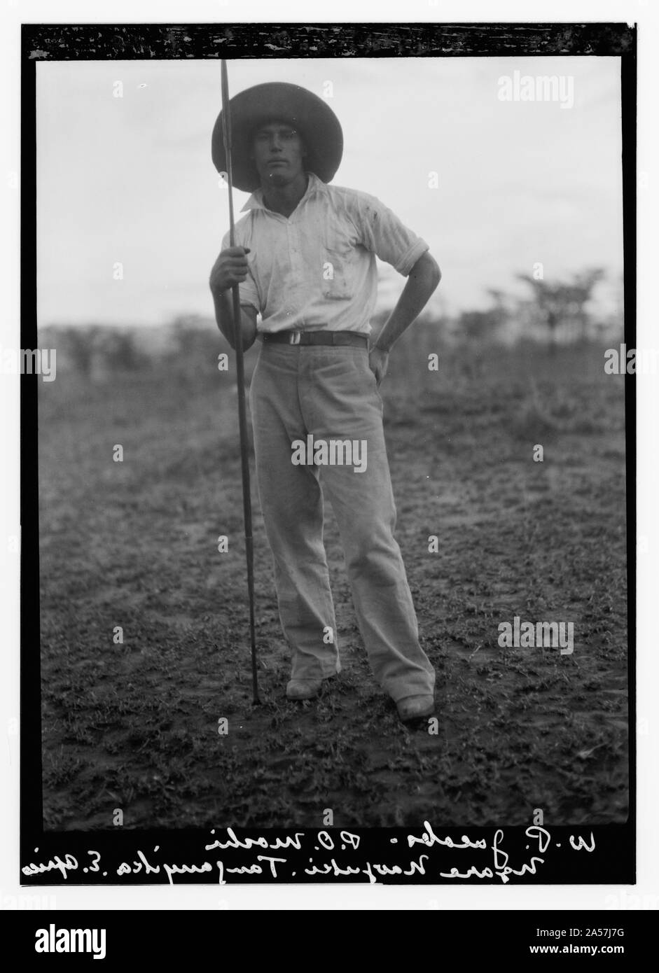 W.P. Jacobs. P.O. Mochi []. Navjuki Ngara []. Tanganyika, E. L'Afrique. Banque D'Images
