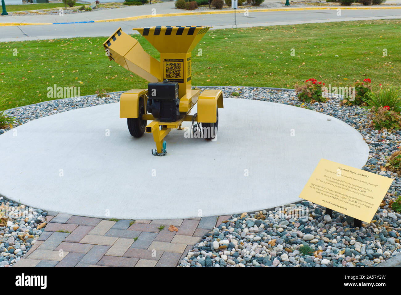 Replica broyeur, Fargo, comté de Cass, Dakota du Nord, USA Banque D'Images