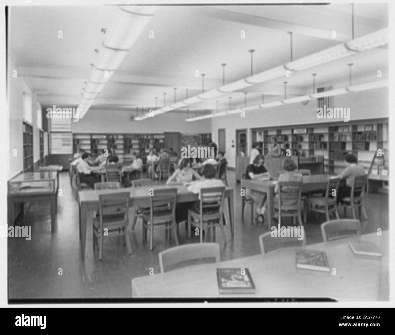 Walter R. Dolan Junior High School, Tom's Road, Stamford, Connecticut. Banque D'Images