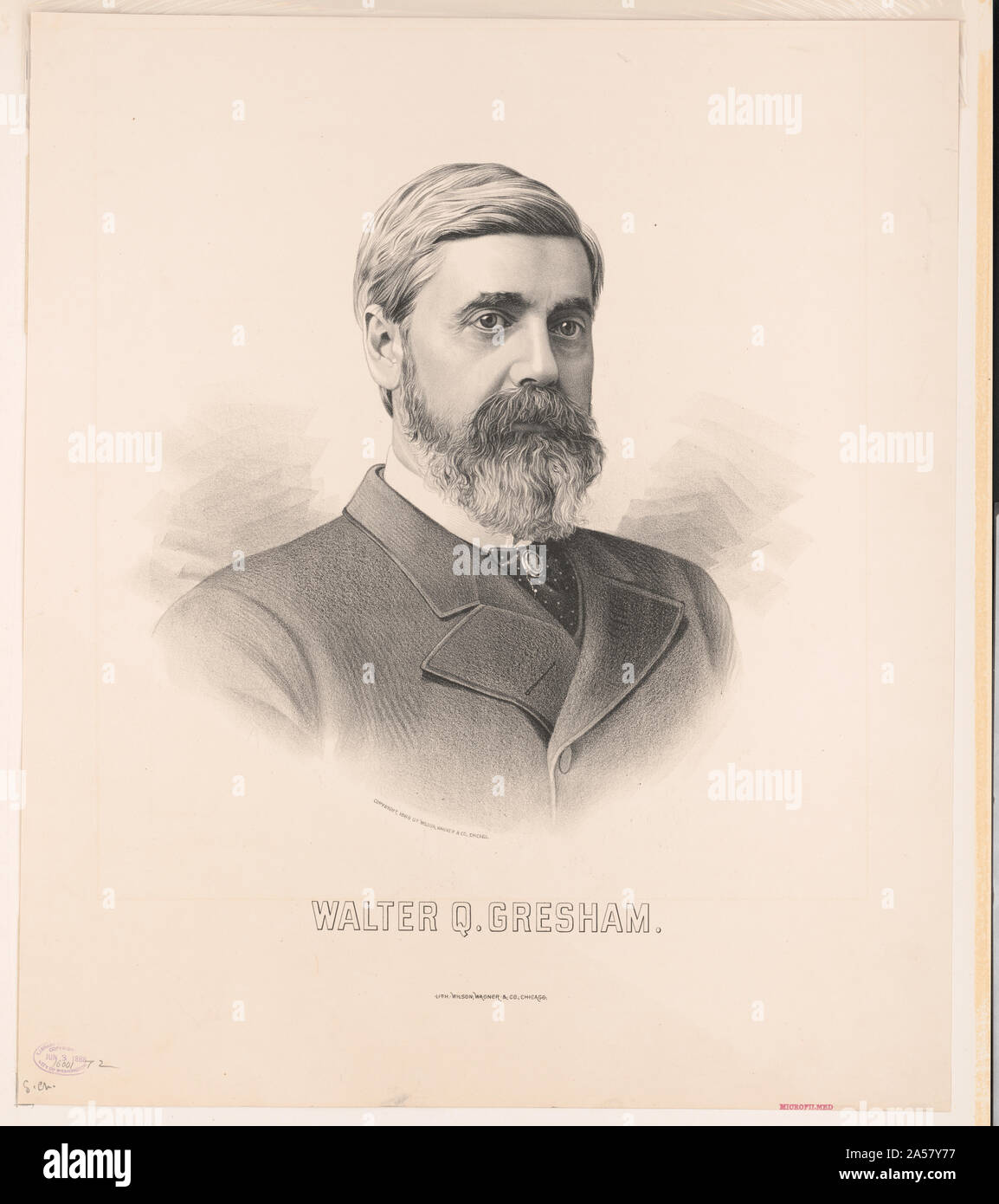 Walter Q. Gresham Banque D'Images