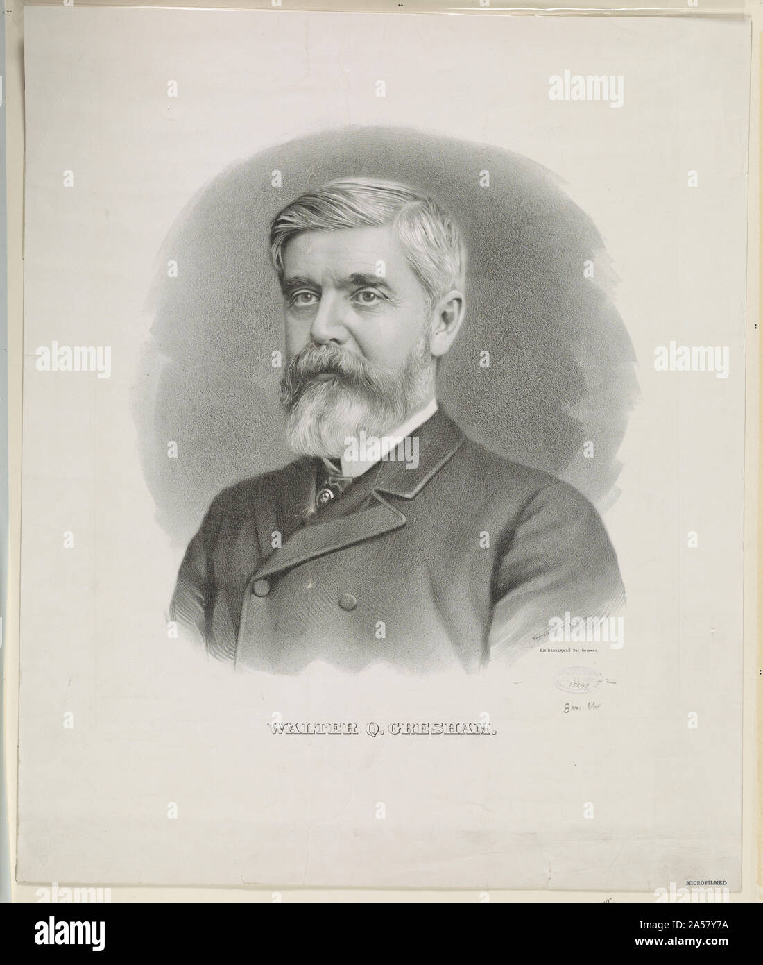 Walter Q. Gresham Banque D'Images