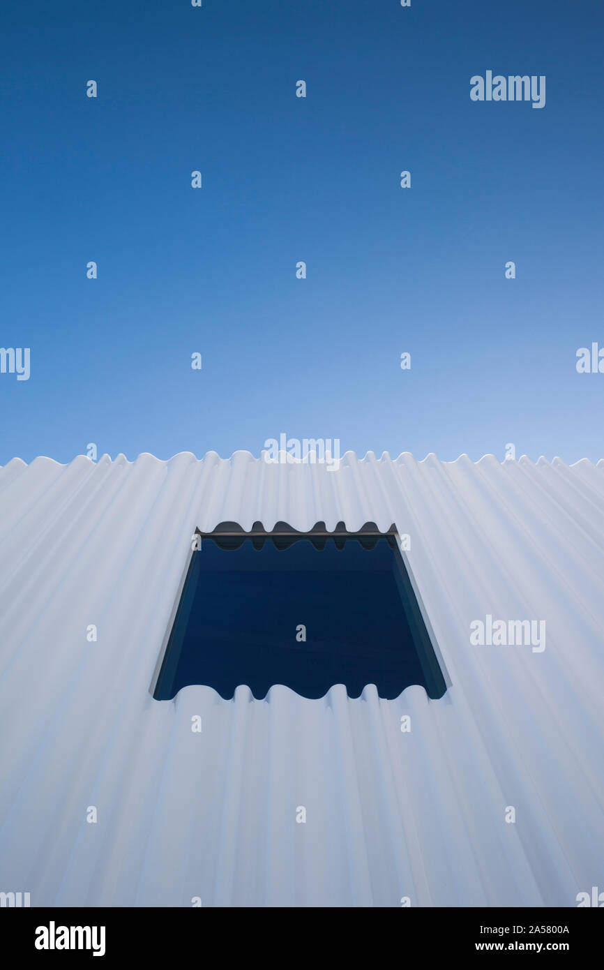 La conception des bâtiments d'usine par SANAA, Vitra Design Museum, Weil am Rhein, Baden-Wurttemberg, Allemagne Banque D'Images