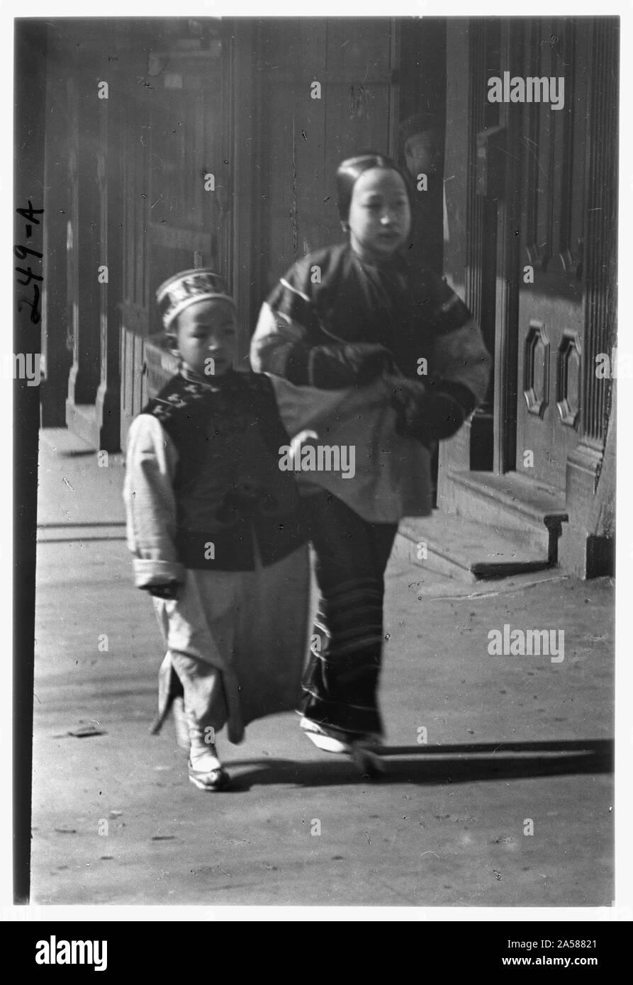 Washington Street, Chinatown, San Francisco Banque D'Images