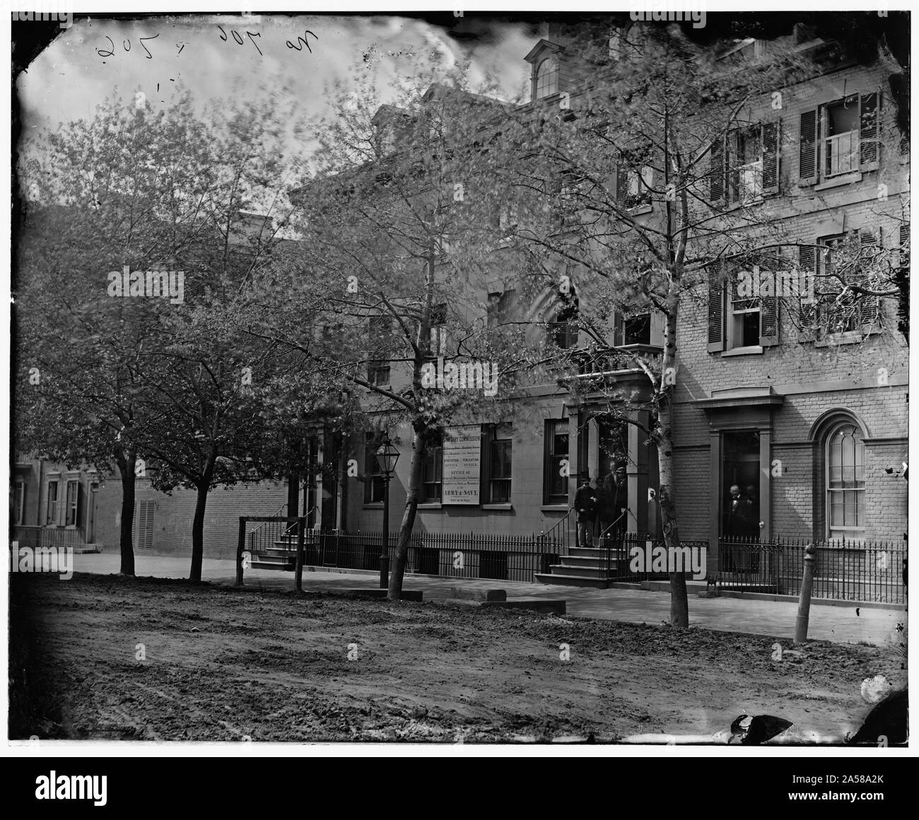 Washington, D.C. Bureau Central de la Commission Sanitaire, 1333 F Street, N.W. Résumé : La guerre civile sélectionné des photographies, 1861-1865 Banque D'Images
