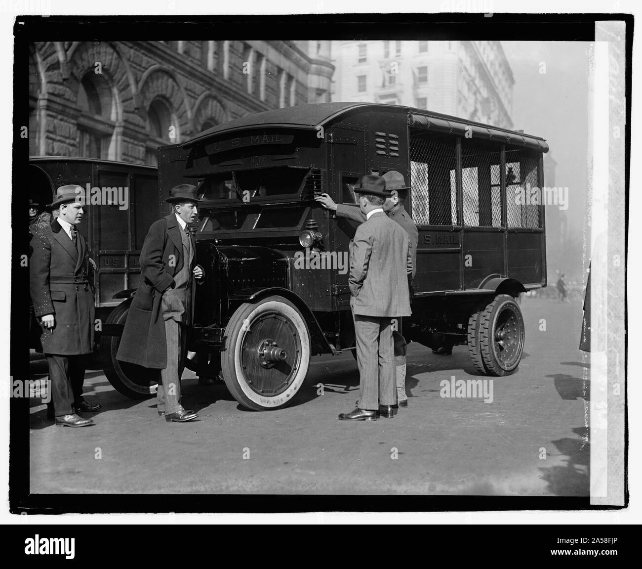 U.S Mail truck, 12/1/21 Banque D'Images