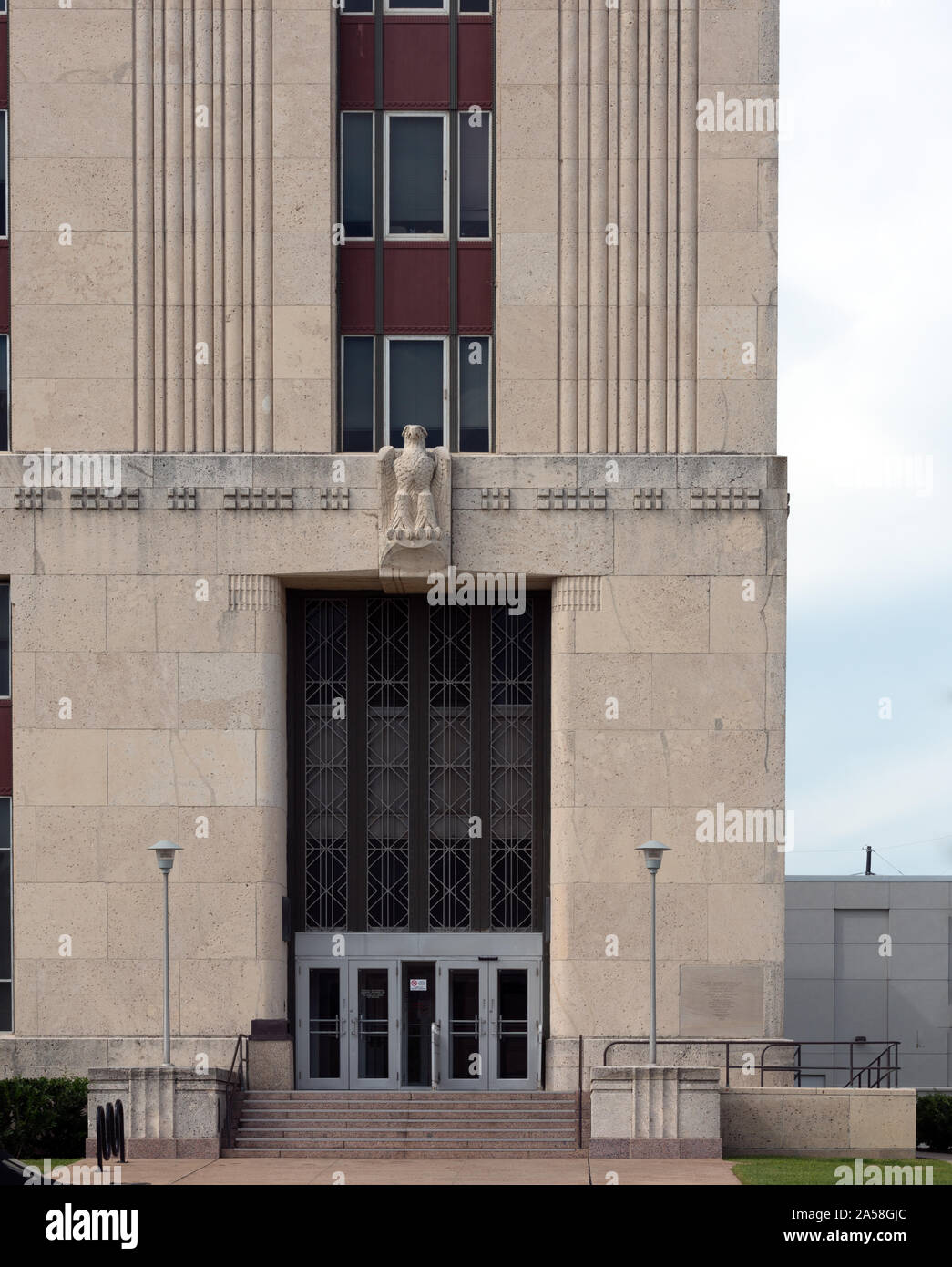 Bureau de poste des États-Unis et Courthouse, Galveston, Texas Banque D'Images