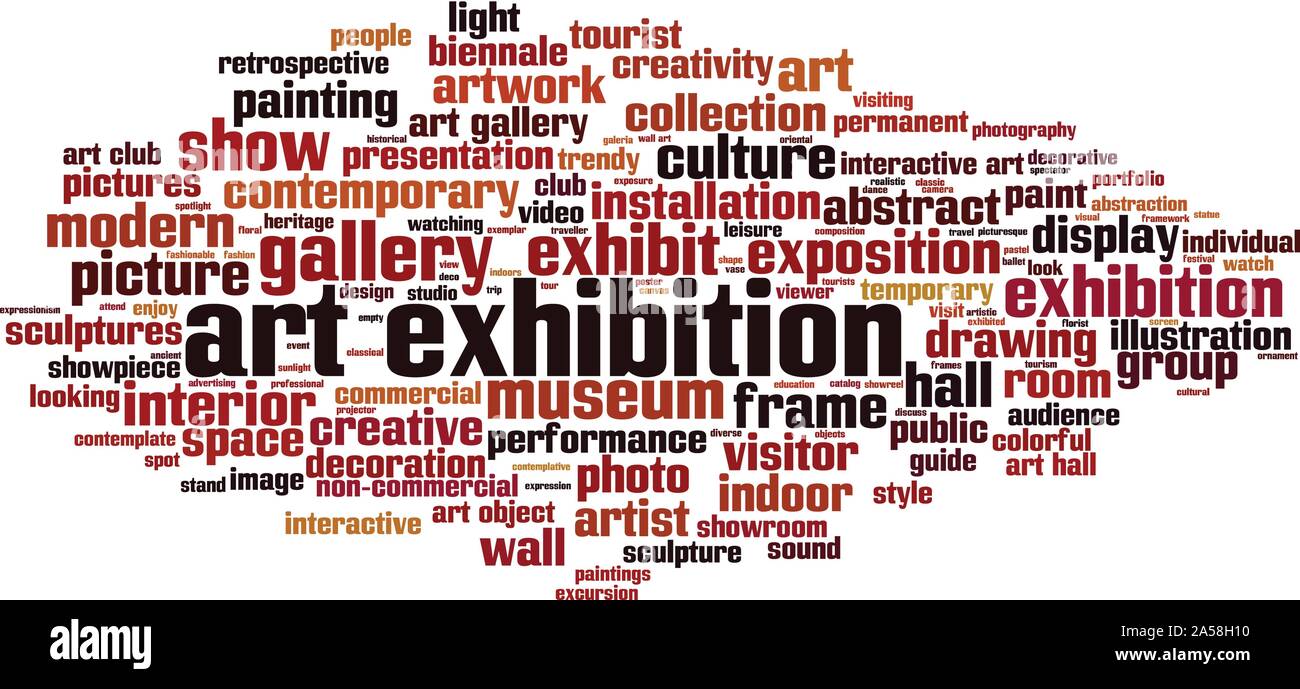 Retrospective exhibition Banque d'images vectorielles - Alamy