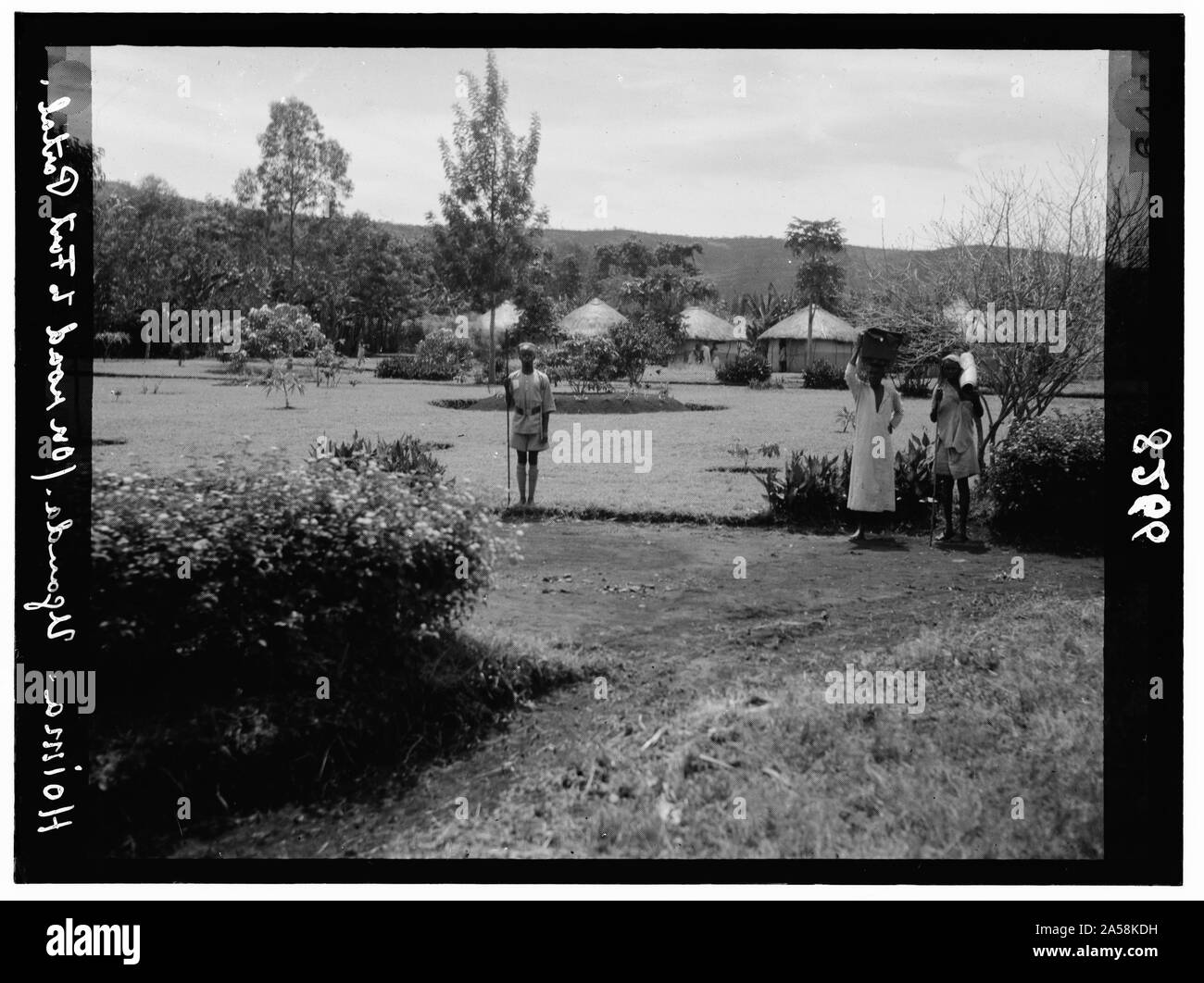 L'Ouganda. De Hoima à Fort Portal. Hoima sur route de Fort Portal Banque D'Images