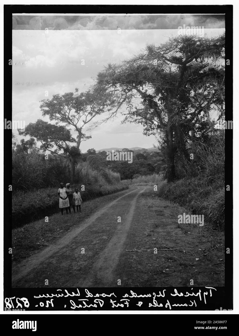 L'Ouganda. De Hoima à Fort Portal. Lieux le long de la route de Fort Portal Banque D'Images