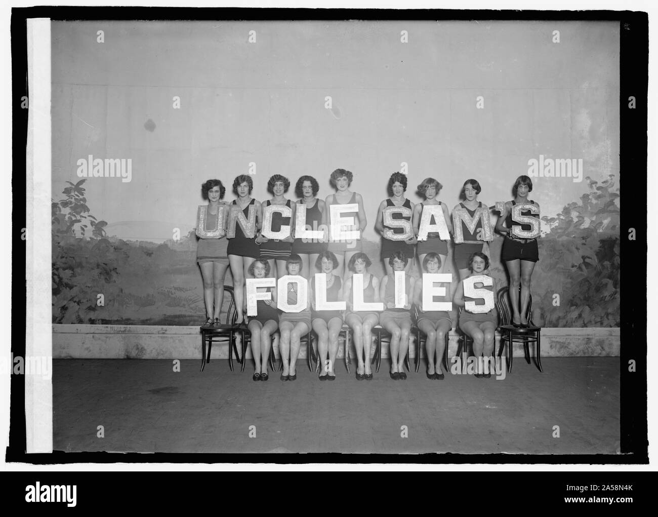 Oncle Sam's Follies, 12/24/25 Banque D'Images