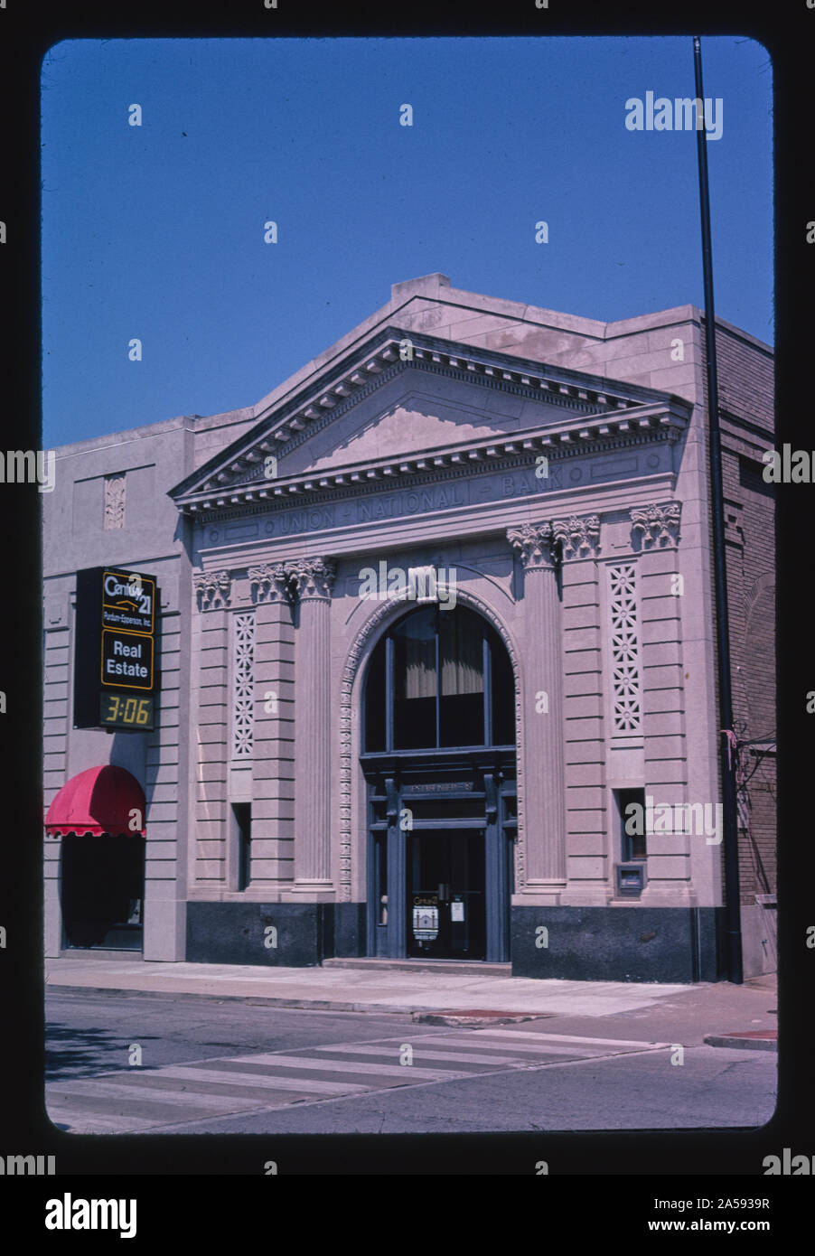 Union National Bank, North Randolph Street, New York, 1814-1904 Banque D'Images