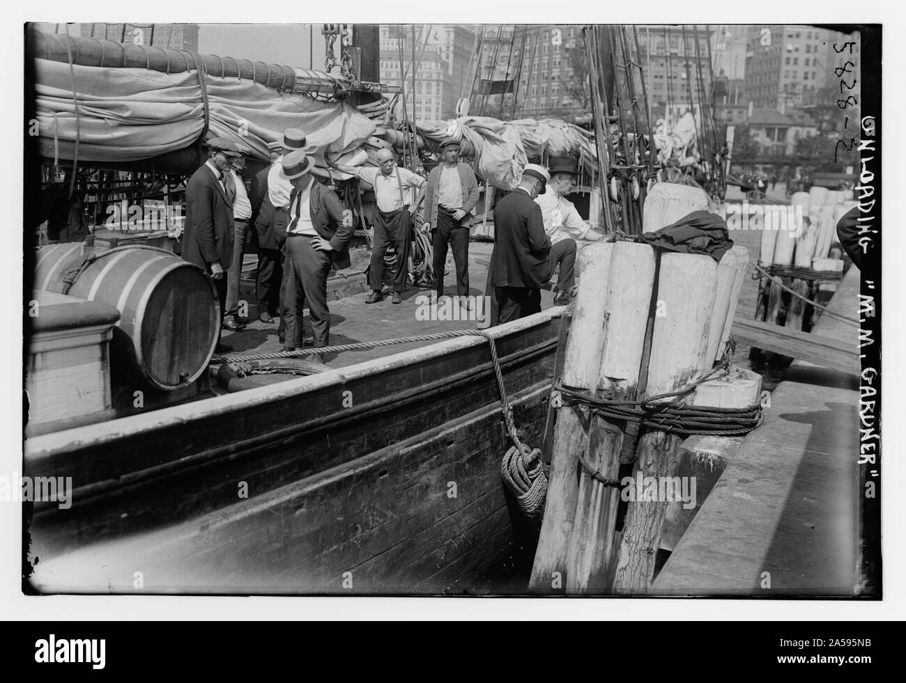 Déchargement M.M. GARDNER Banque D'Images