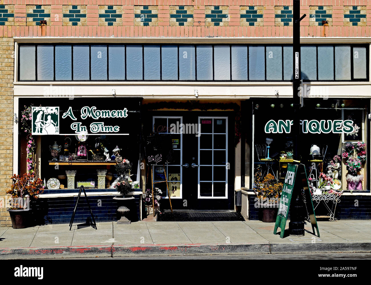 Un moment dans le temps Antique Store, Niles District, Fremont, Californie Banque D'Images