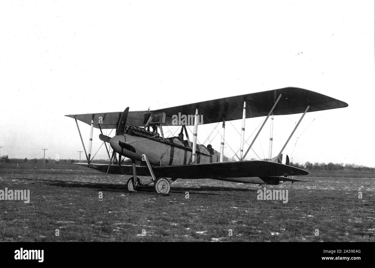 1919 - avions pour l'usage du gouvernement. L.W.F. Engineering Co., College Point, L.I. L-W-F G Modèle avion avec moteur Liberty 12 Banque D'Images