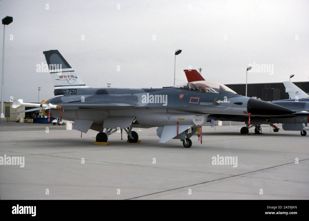USAF United States Air Force General Dynamics YF-16A Fighting Falcon / AFTI Banque D'Images