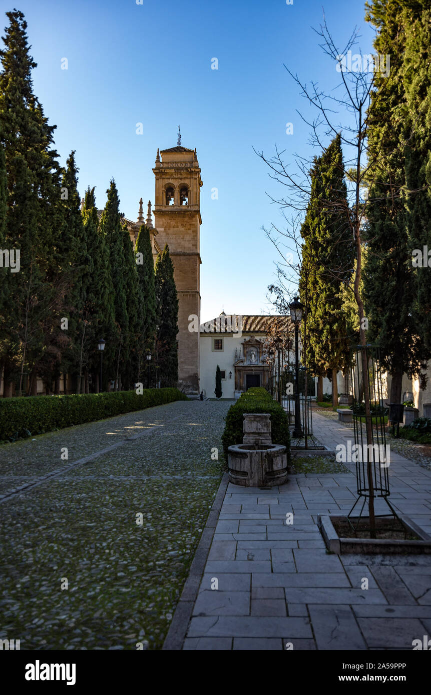 Église de monastère de San Jeronimo, Granada, Espagne Banque D'Images