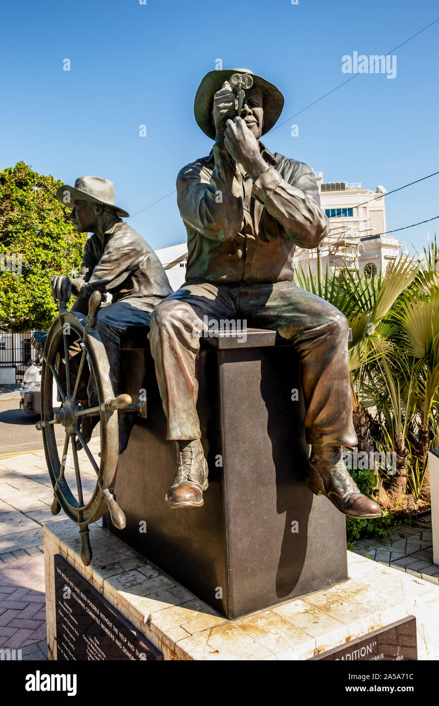 Seaman's Memorial en place des Héros, Georgetown, Grand Cayman Banque D'Images