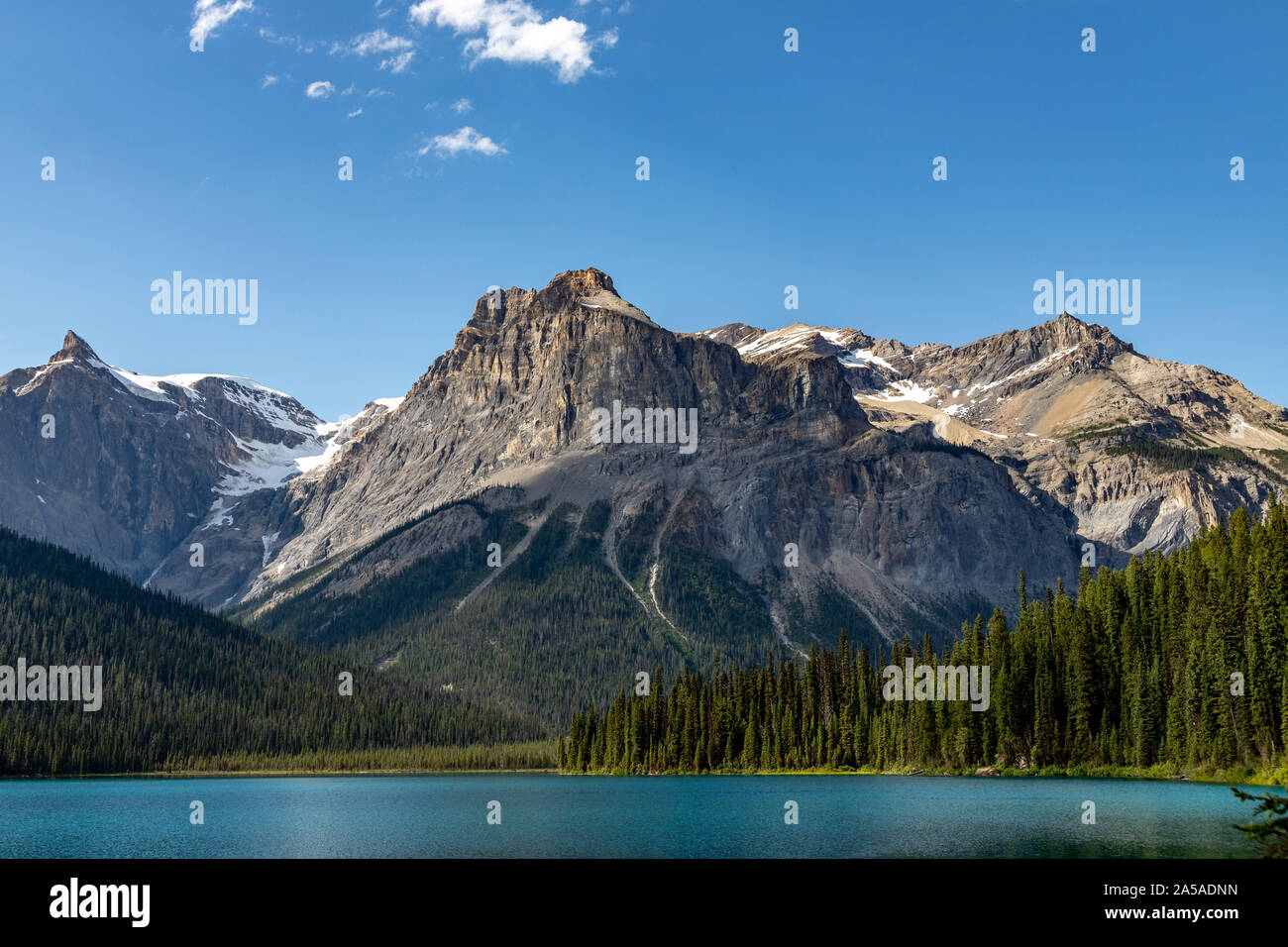 Emeral lake montagnes Rocheuses du Canada Banque D'Images