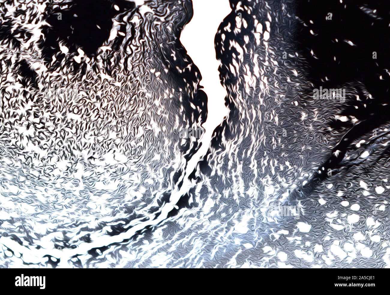 art à l'encre Banque D'Images