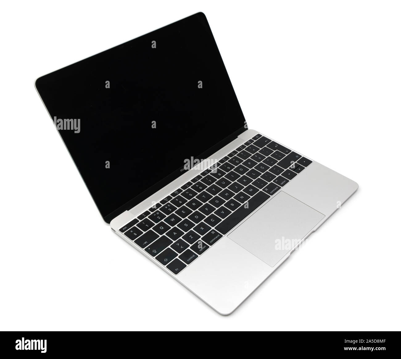 12' Apple MacBook découper isolé sur fond blanc Banque D'Images