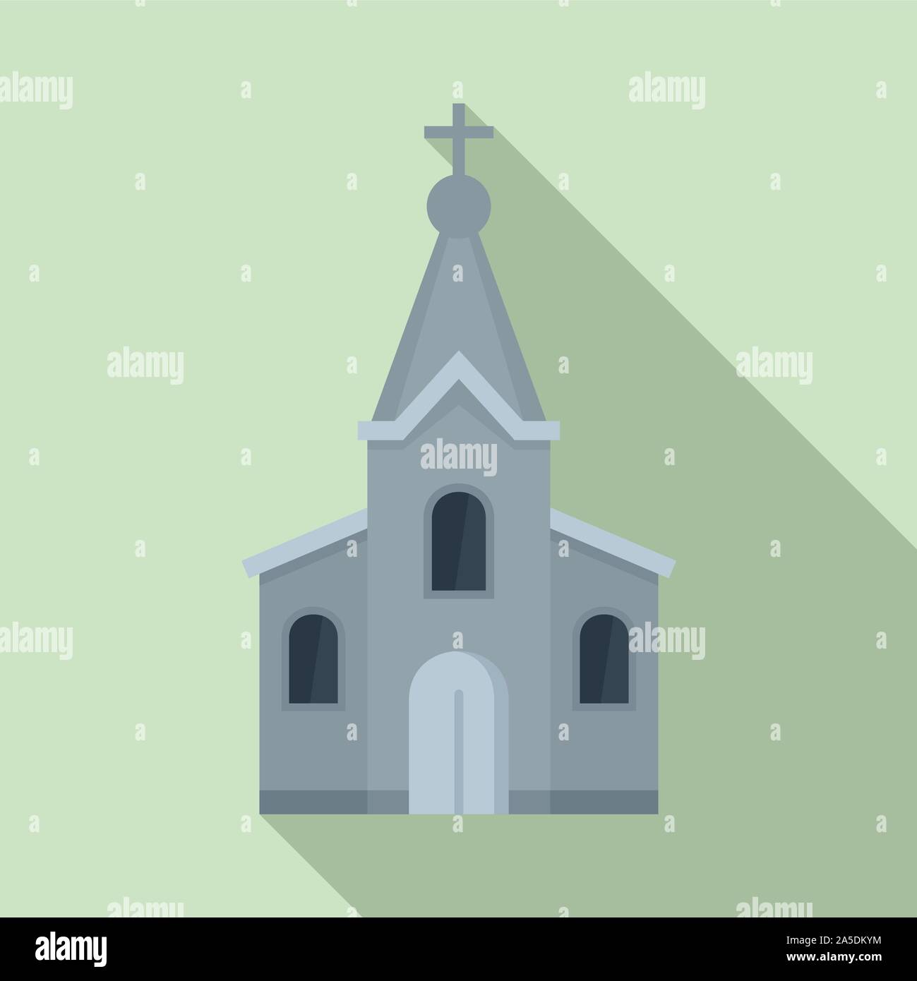 L'icône de l'église en pierre. Illustration de l'église en pierre sèche de l'icône vecteur pour la conception web Illustration de Vecteur