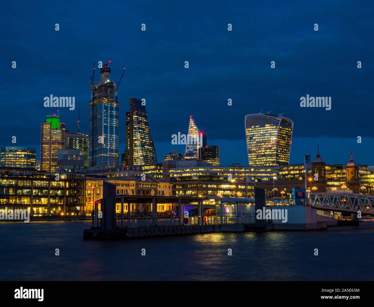 20 Fenchurch Street building (la) talkie-walkie, Londres, Royaume-Uni. Banque D'Images