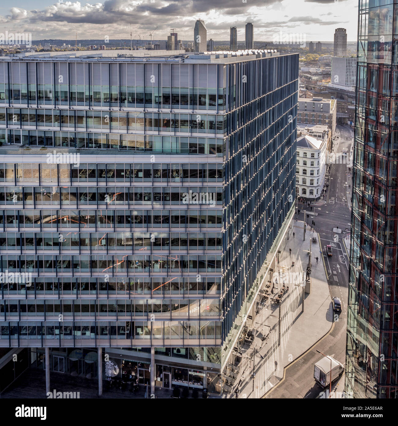 Trinity College London, bâtiment. Banque D'Images