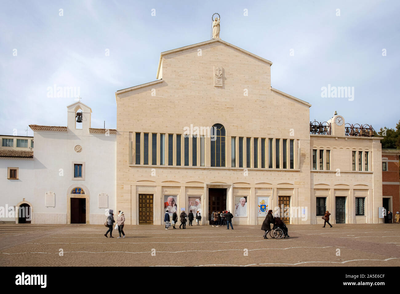 Italie Pouilles San Giovanni Rotondo (FG) : église de Santa Maria delle Grazie Banque D'Images