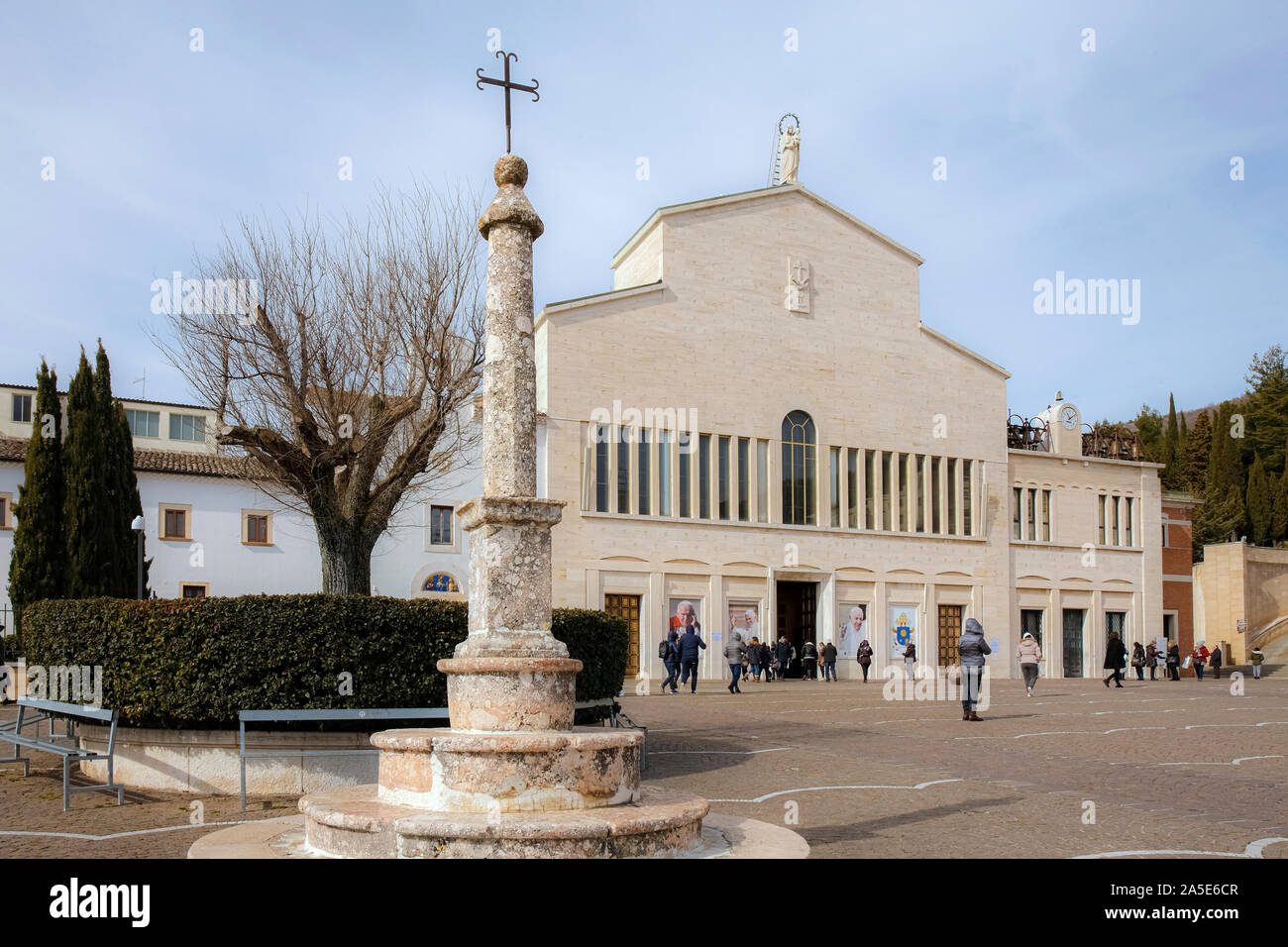 Italie Pouilles San Giovanni Rotondo (FG) : église de Santa Maria delle Grazie Banque D'Images