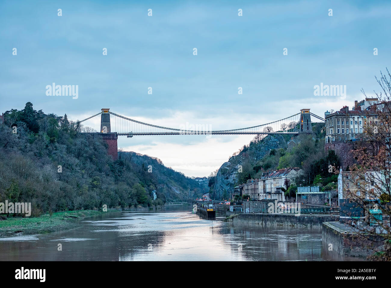 Bristol, Royaume-Uni, avril 2019 - Bristol, pont suspendu enjambant la Gorge d'Avon Banque D'Images